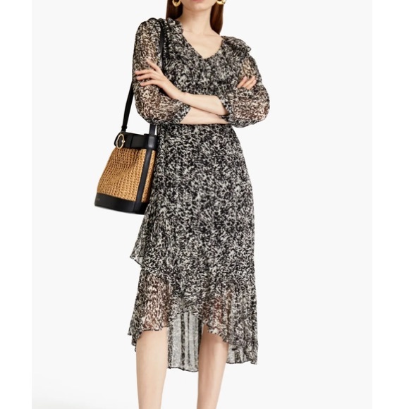 BA&SH
Erym ruffled printed crepon dress - Picture 3 of 10